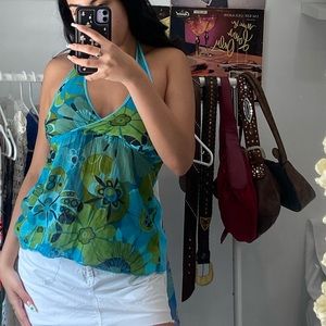 SUMMER HALTER TOP 🏝🦋